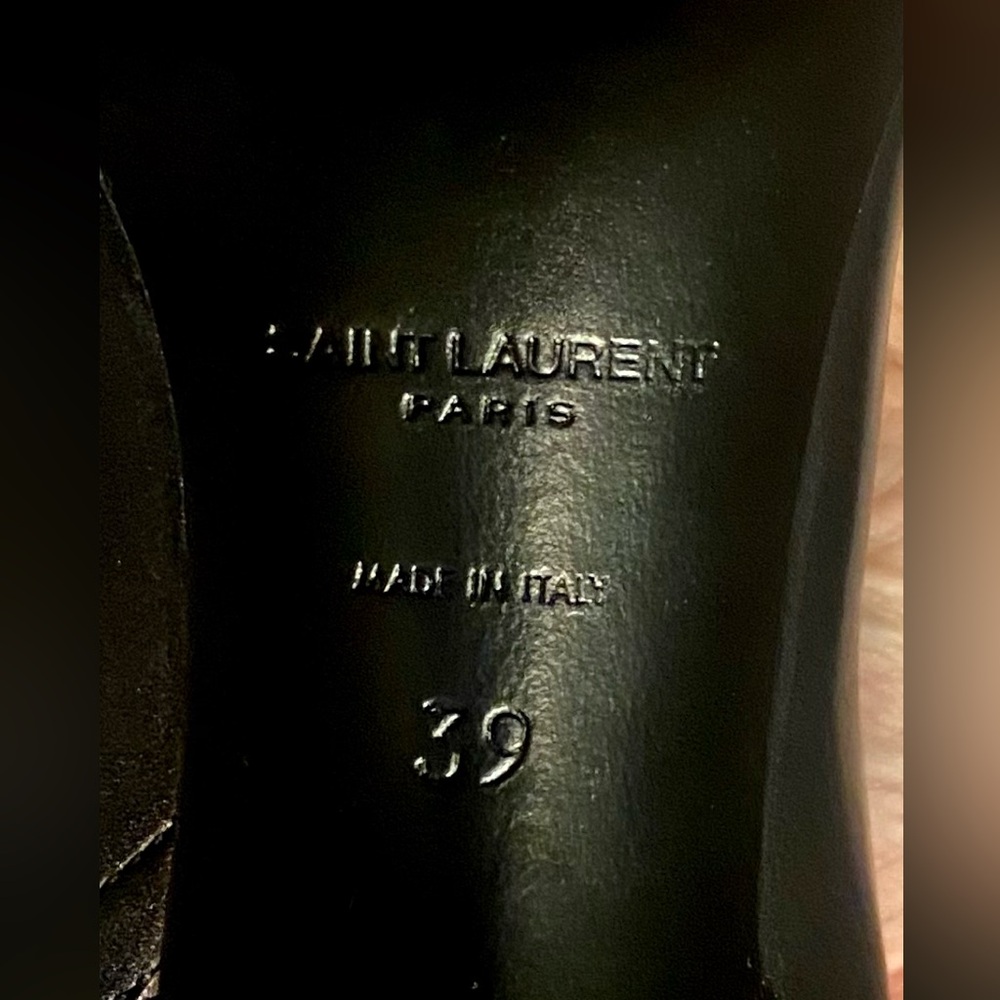 NWT Saint Laurent Black Boots - Picture 11 of 15
